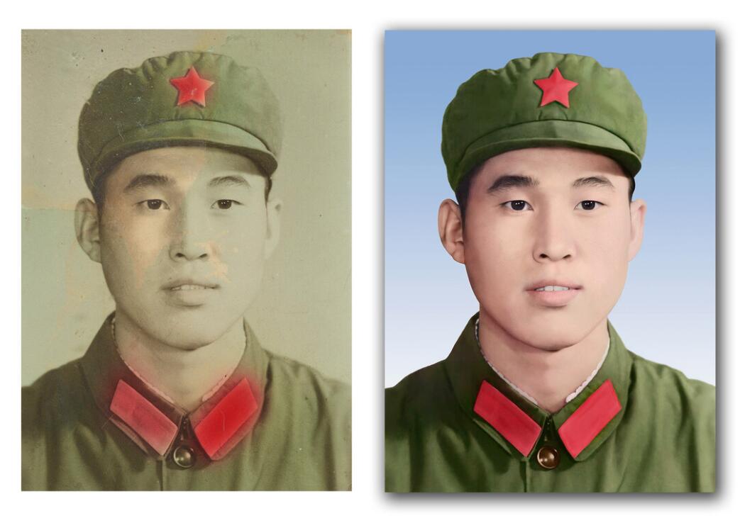 盐田破损照片修复-18